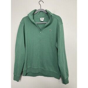 Lacoste Green Half-Zip Sweatshirt